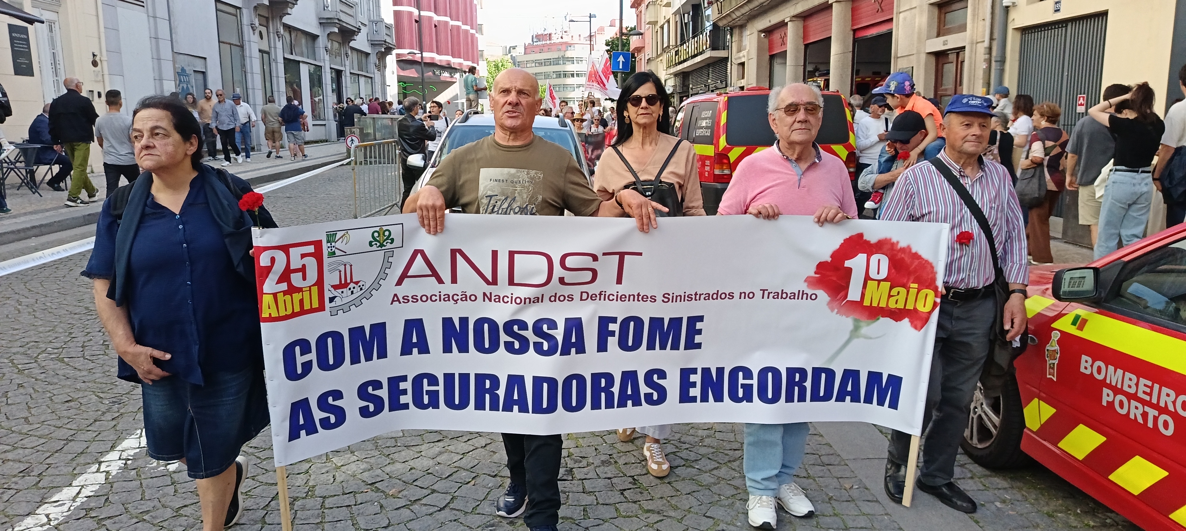 ANDST, nas comemorações do 25 abril, Porto, Coimbra e Lisboa 2