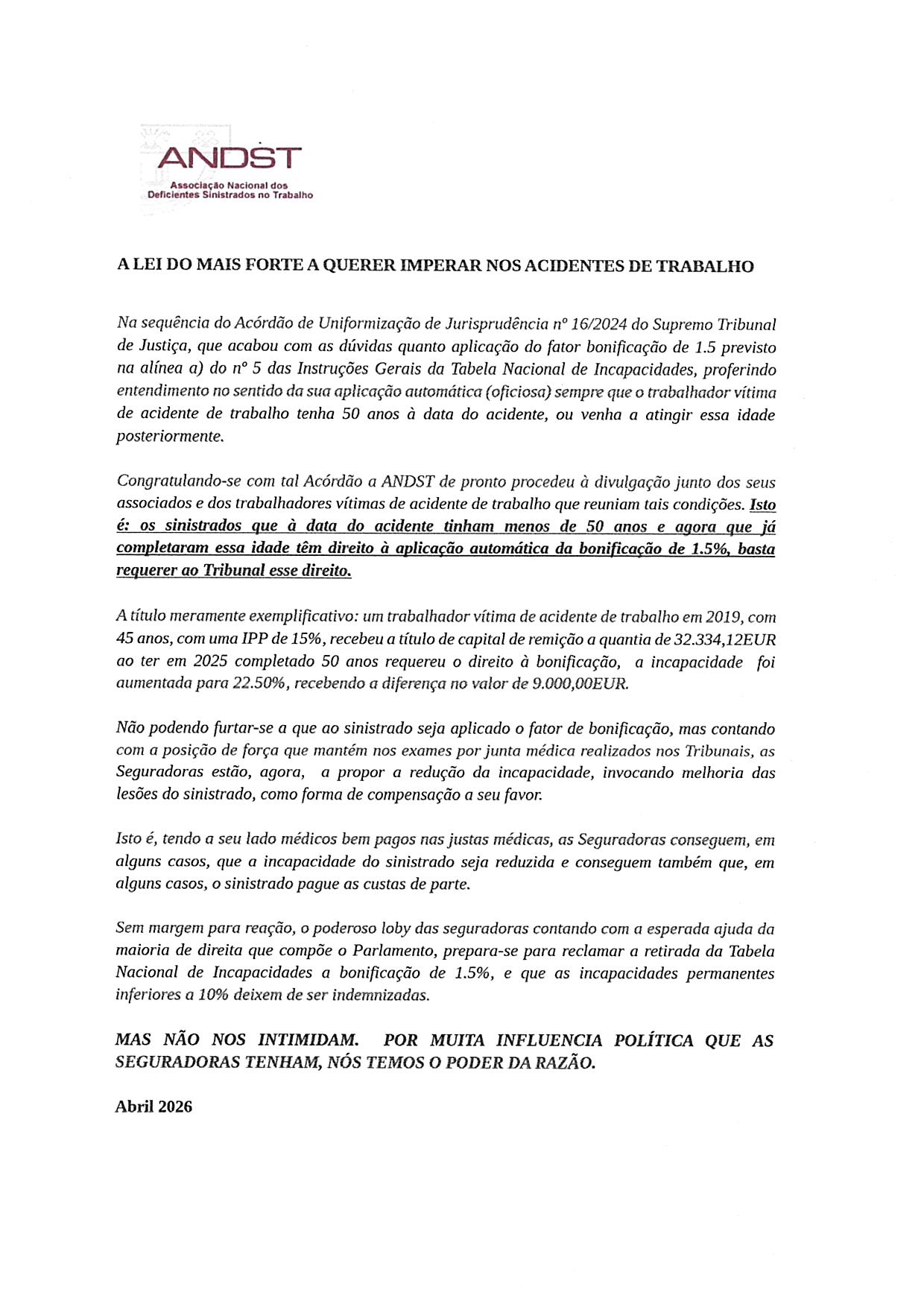 A LEI DO MAIS FORTE