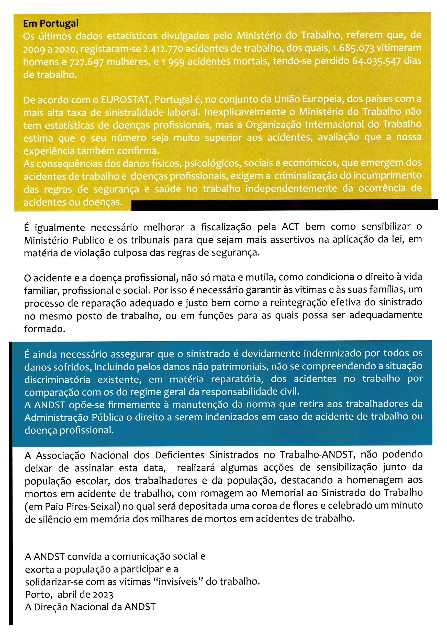 28 de abril_DIA MUNDIAL DA PREVENÇÃO E SEGURANÇA NO TRABALHO 2