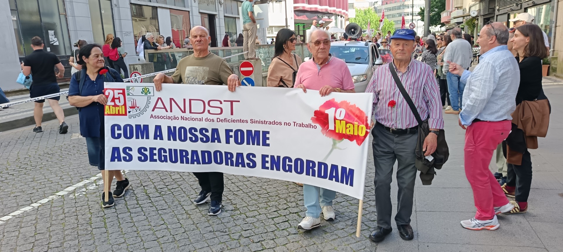 ANDST nas comemorações do 25 de abril, no Porto, Lisboa e Coimbra